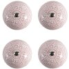 Clayre & Eef 65302 deurknop keramiek roze bloemmotief Ø 4x3/6 cm