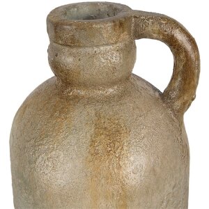 Clayre & Eef 65307 Decoratiekan Ø 17x42 cm Vintage Wit