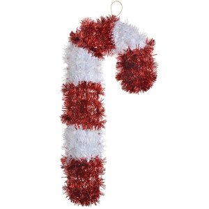 Clayre & Eef 65474 Decoratie Candy Cane Rood Wit...