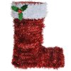 Clayre & Eef 65477 Kerstversiering Laarzen Rood Wit 17x8x22 cm