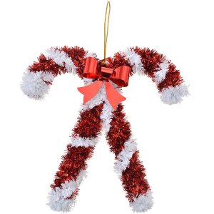 Clayre & Eef 65482 Decoratiehanger Suikerspinnen Rood...