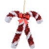 Clayre & Eef 65482 Decoratiehanger Suikerspinnen Rood Wit 16x2x17 cm