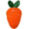Clayre & Eef Muurdecoratie Wortel Oranje Groen 20x3x37 cm