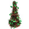 Clayre & Eef 65539M kerstboomdecoratie groen rood 17x38 cm