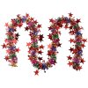 Clayre & Eef 65547 Kerstdecoratieslinger kleurrijk 200 cm