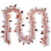 Clayre & Eef 65559 Kerstslinger Decoratie Wit Koper 200 cm