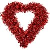 Clayre & Eef 65567 Decoratie Hart Rood 40x40x4 cm