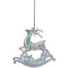 Clayre & Eef 65604 Decoratiehanger Rendier Regenboog 11x3x10 cm