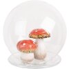 Clayre & Eef 6GL4446 Glazen bel transparant Ø 15x16 cm