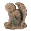 Clayre & Eef 6MG0103 Decoratie engel antiek look 37x27x36 cm