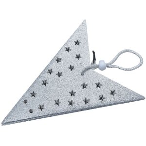 Clayre & Eef 6PA0512MZI Decoratie Ster Zilver...