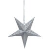 Clayre & Eef 6PA0512SZI Decoratie Ster Zilver 30x10x30 cm