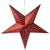 Clayre & Eef 6PA0512XLR Decoratie Ster Rood 90x20x90 cm