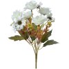 Clayre & Eef 6PL0268 Kunstbloem 15x8x30 cm Wit Groen