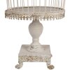 Clayre & Eef 6Y5591 Decoratie Vogelkooi Ijzer Antiek Beige Ø 33x69 cm