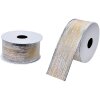 Clayre & Eef LI0122 Lint Witgoudkleurig 3,8 cm x 2,7 m