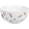 Clayre & Eef SPYBO Kom landelijke stijl wit Ø 14x7 cm 500 ml keramiek