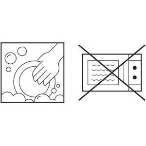 Clayre & Eef SWRDP-1 Klein bord Ø 20x2 cm