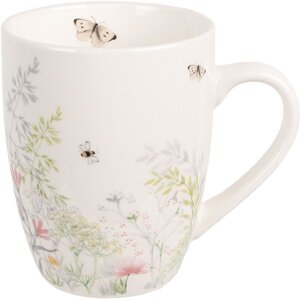 Clayre & Eef Mok WFFMU Wit Porselein Botanisch...