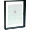 Deknudt S028K2 Glaslijst Zwart Aluminium Strip Drijvend Foto Effect 30x40 40x50cm
