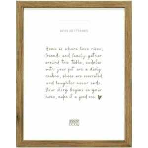Deknudt S45SH2 Modern Fotolijst Donker Natuurlijk Hout Bruin 20,0 x20,0 cm