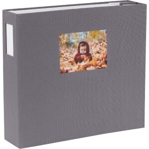 HNFD Fotoalbum Lona Linnen 34,5x33 cm 168 paginas diverse kleuren