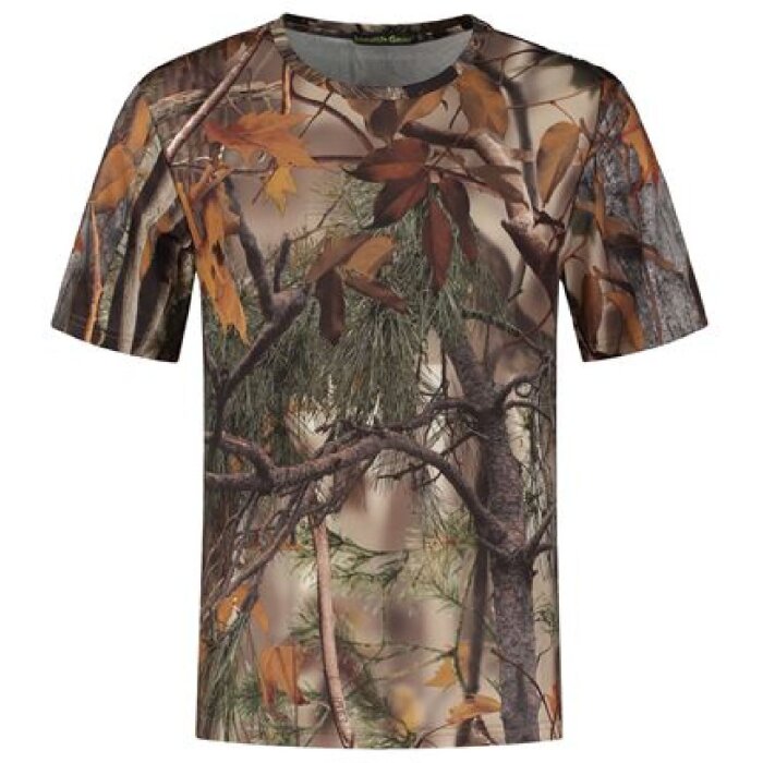 Stealth Gear T-shirt korte mouw camo bosopdruk maat M