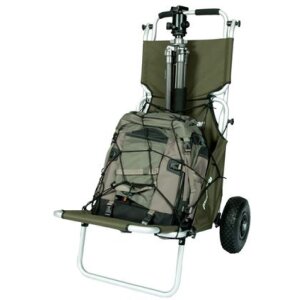 Buteo Photo Gear bagagenet voor transport trolley zwart