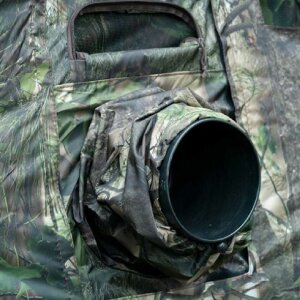 Buteo Photo Gear snoot/lenskap groen voor camouflagetent