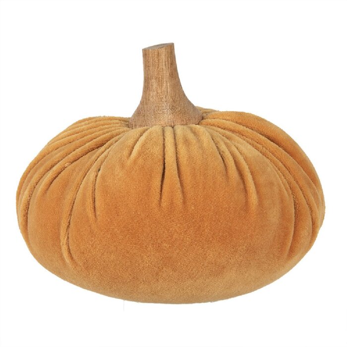 Clayre & Eef 65428 Decoratie Pompoen Ø 15x12 cm Oranje
