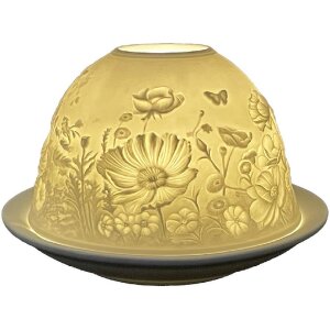 Clayre & Eef 6CE1826 Theelichthouder Ø 12x8 cm