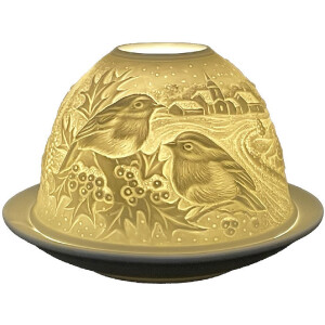 Clayre & Eef 6CE1834 Theelichthouder Ø 12x8 cm
