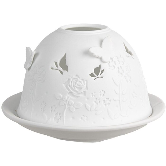 Clayre & Eef 6CE1816 Theelichthouder Ø 12x8 cm