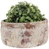Clayre & Eef 6TE0529M Bloempot Beige Bruin Ø 18x8 cm