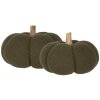 Clayre & Eef 65395 Decoratieve Pompoen Groen Ø 15x12 cm Landelijke stijl
