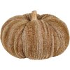 Clayre & Eef 65435 Decoratieve Pompoen Bruin Beige Polyester Ø 25x16 cm Landelijke stijl
