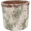 Clayre & Eef 6TE0526XL Bloempot Terracotta Beige Ø 18x16 cm Landelijke stijl