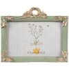 Clayre & Eef 2F1140 Fotolijst Groen Goud 17x2x14 cm 10x15 cm