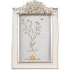 Clayre & Eef 2F1142 Fotolijst Wit Zilver 14x2x22 cm / 10x15 cm