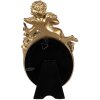 Clayre & Eef 2F1145 Fotolijst Groen Goud 10x3x16 cm 6x9 cm