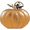 Clayre & Eef 6Y5623 Decoratieve Pompoen Oranje Strijkijzer 34x15x32 cm