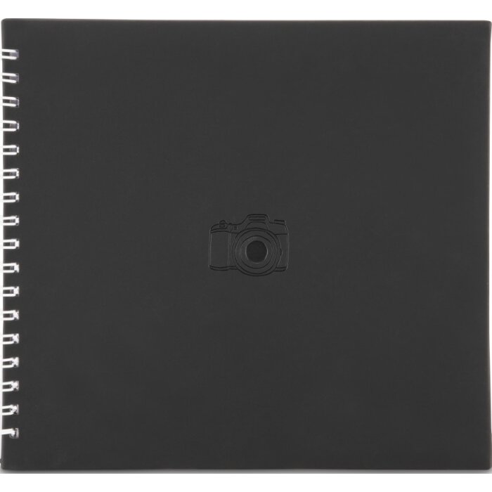 Hama Spiraalalbum Borden 28x24 cm 50 witte paginas zwart