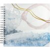 Hama Spiraalalbum Aquarel Blauw 28x24 cm 50 witte paginas