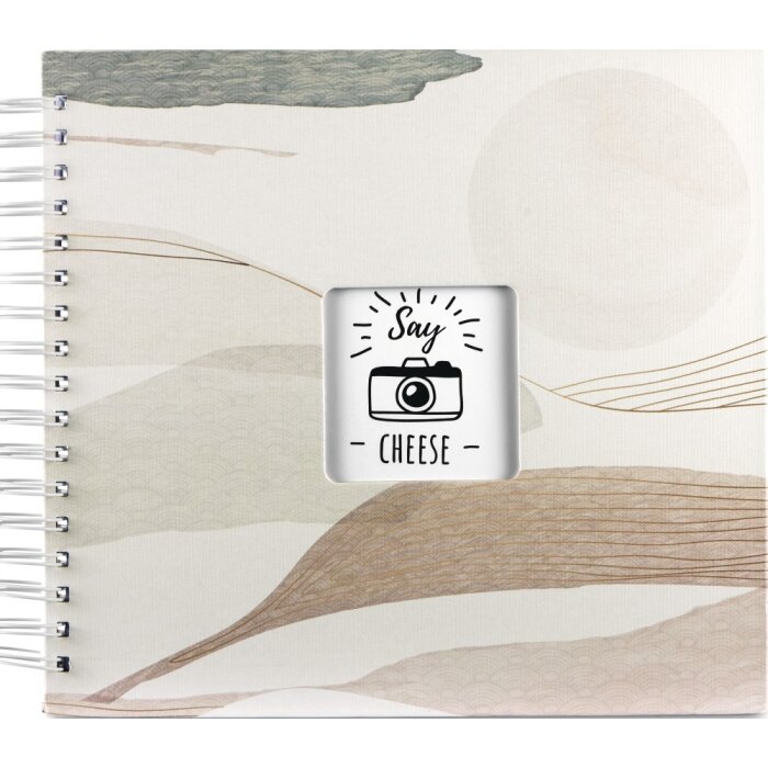 Hama Spiraalalbum Aquarel 28x24 cm 50 witte paginas Bruin