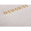 Hama Boek Album Memories 25x25cm 50 zwarte paginas Grijs