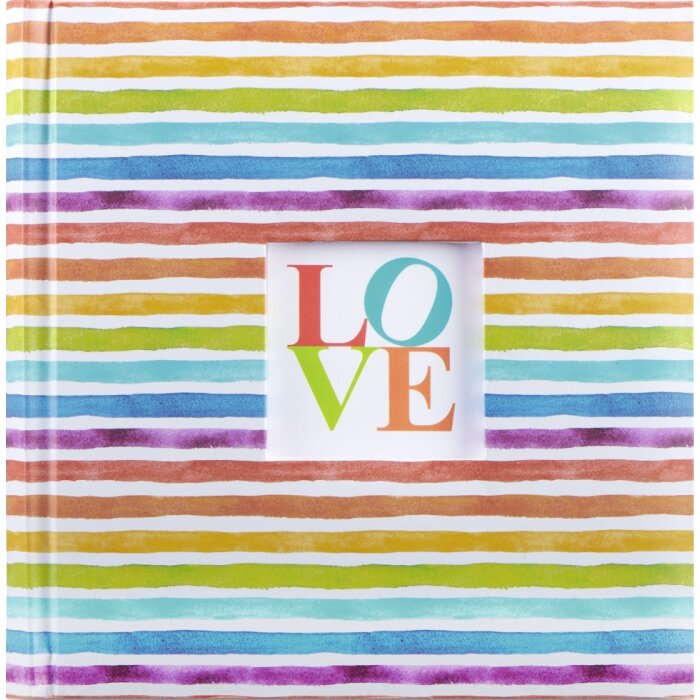 Hama memoboek Rainbow I voor 200 fotos 10x15 cm kleurrijke boeklook