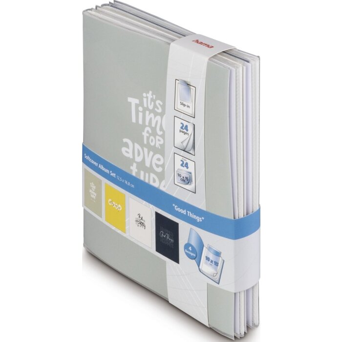Hama softcover album set Good Things voor 96 fotos 10 x 15 cm