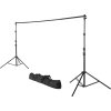 Hama fotoachtergrondsysteem 158-295 cm uitschuifbaar voor studio en op reis
