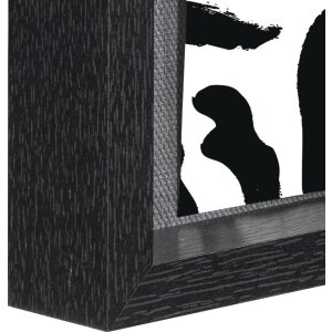 Hama Muro fotolijst met koord en clips Zwart 16,5 x 21,5 cm