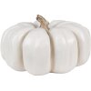 Clayre & Eef 6PR4366 Decoratieve Pompoen Wit Polyresin Ø 27x16 cm